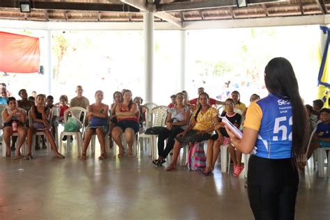 Sesc Al Evento De Abertura Do Projeto Jogando E Aprendendo A Viver