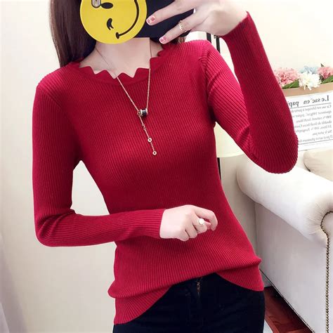 Sueter Mujer Invierno Autumn Winter Women Sweaters And Pullovers O Neck