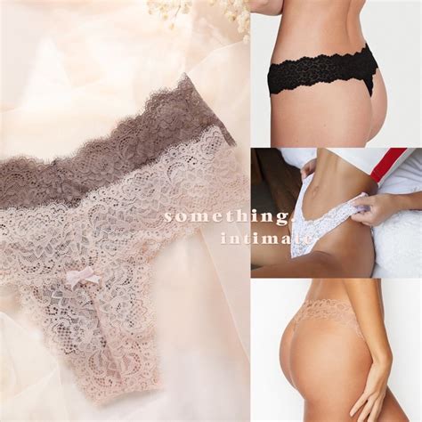 Jual Vs The Lacie Khloe Floral Lace Thong Panty Sexy Gstring Lingerie G String Victoria Secret