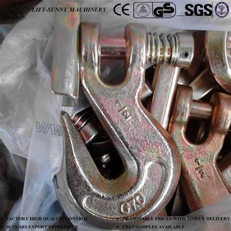 Forged Alloy Steel G Clevis Grab Hook Safety Type China