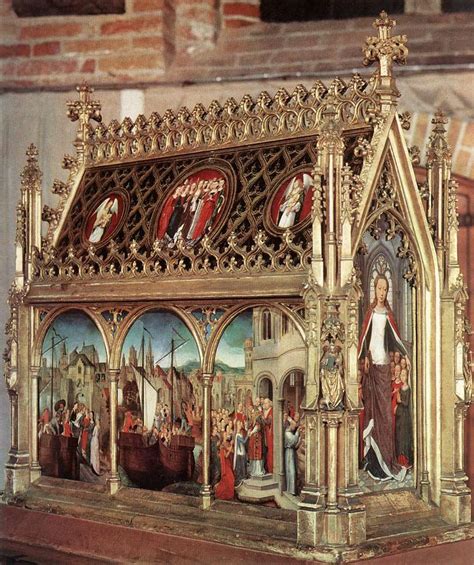 St Ursula Shrine By Memling Hans