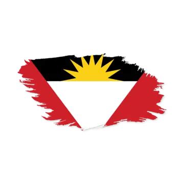 Antigua And Barbuda Flag With Transparent Background Vector Antigua