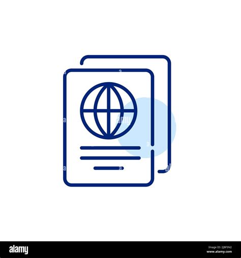 Passport National Id For International Travel Pixel Perfect Editable