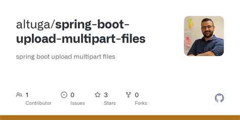 GitHub Altuga Spring Boot Upload Multipart Files Spring Boot Upload