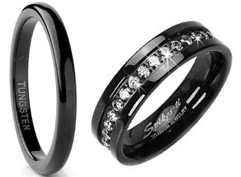 Black wedding bands for women – ChoozOne