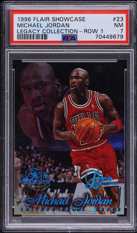 1996 Flair Showcase Legacy Collection Row 1 Michael Jordan 150 23 PSA