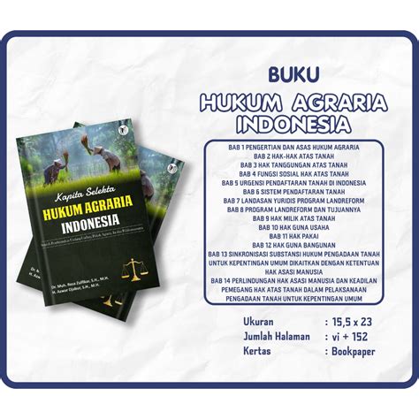 Jual BUKU KAPITA SELEKTA HUKUM AGRARIA INDONESIA SEJARAH PEMBENTUKAN