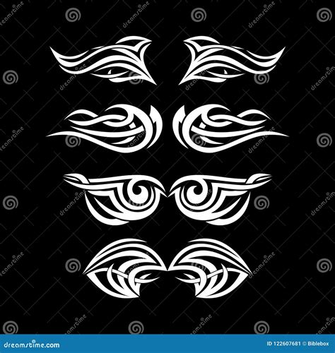 Gothic And Tattoo Marks Christian Symbols Cross And Holy Spirit Wings