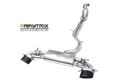 Audi Rs3 8y Sportback Armytrix Exhaust Mods Best Tuning Review Price