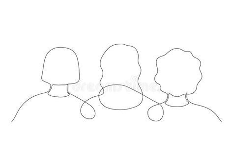 One Line Hug Back View Stock Illustrations 17 One Line Hug Back View