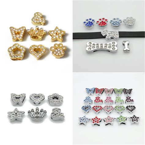 10 Stks Partij Kroon Hart Bloem Vlinder Strass Bedels 10Mm Dia Bedels