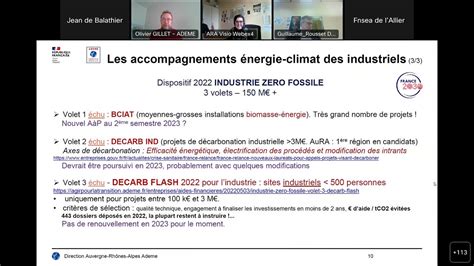 Webinaire énergie et France 2030 Vidéo Dailymotion