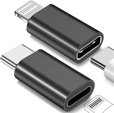 Yootech Adattatore Usb C A Lightning And Da Lightning A Usb C Per Iphone 15141312 Serie