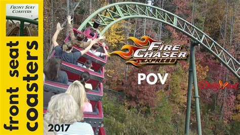 Firechaser Express Pov Full Hd Dollywood 2017 Roller Coaster Back Seat