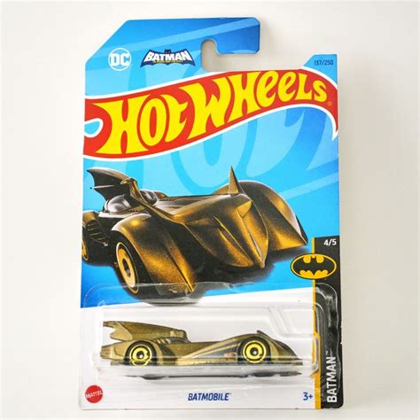 Hot Wheels Batmobile Golden