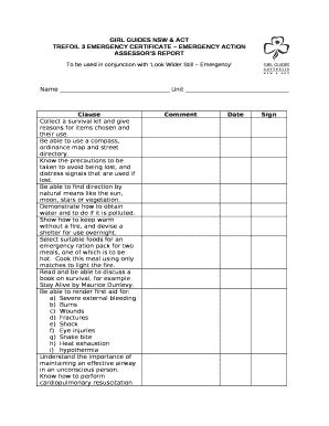 Girl Guides Nsw Act Doc Template Pdffiller