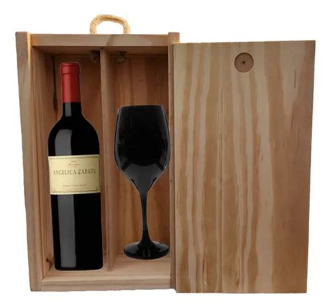 Vino Angélica Zapata Malbec Alta Copa Caja Madera Regalo Envío gratis