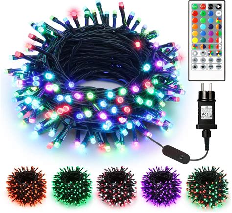 PhilzOps Noel Guirlande Lumineuse Extérieur 20M 200 LED Sapin Noel RGB