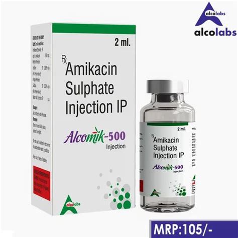 Allopathic Amikacin Sulphate Injection, for Digestive System Medicines ...