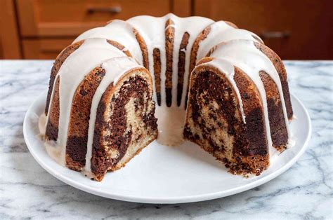 Classic Marbled Chocolate Bundt Cake