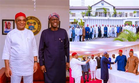 Uzodimma Meets Sanwo Olu In Lagos Over Yoruba Igbo Crisis Details