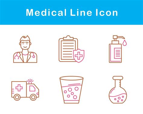 Medical Vector Icon Set Vector Art At Vecteezy