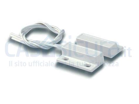 Sensore Filare Contatto Magnetico Porta Finestra Bianco