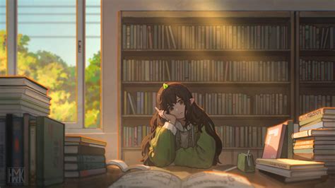 Discover 85 Anime Girl Reading A Book Vn