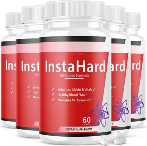 Instahard For Men Pills Insta Hard Formula Supplement 300 Capsules 5