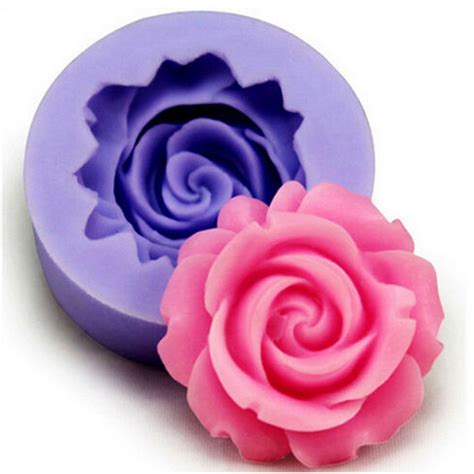 Silicone Rose Mould 3 5cm Round Horoeka House LTD