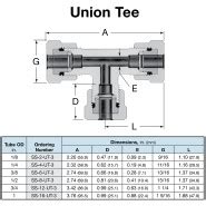 Ideal Vacuum Swagelok Ultra Torr Vacuum Fitting 1 2 In Union Tee