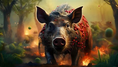 African Swine Fever Asfv Virus Outbreak Infected Wild Boar Infectious Disease Spreading To