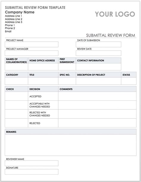 Free Construction Submittal Templates | Smartsheet