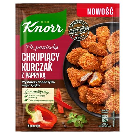 Knorr Fix Chrupi Cy Kurczak Panierka Z Papryk G Erli Pl