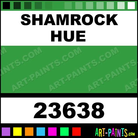 Shamrock Artist Acrylic Paints 23638 Shamrock Paint Shamrock Color