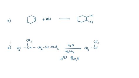 SOLVED Provide The Product For Each Of The Following Reactions CH3