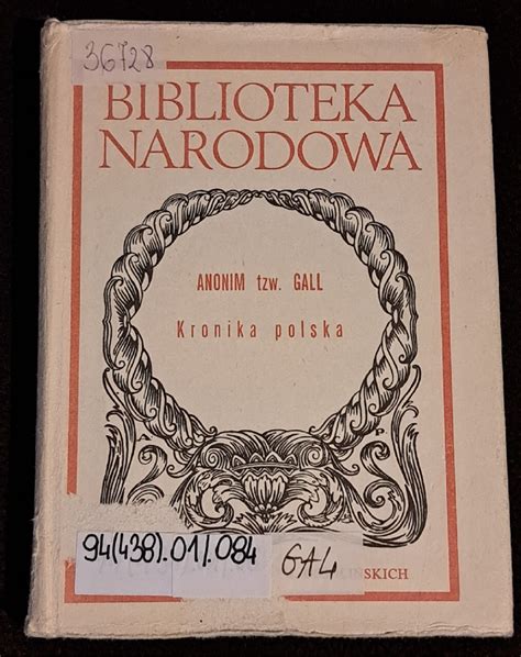 Kronika Polska Gall Anonim Lubin Kup Teraz Na Allegro Lokalnie