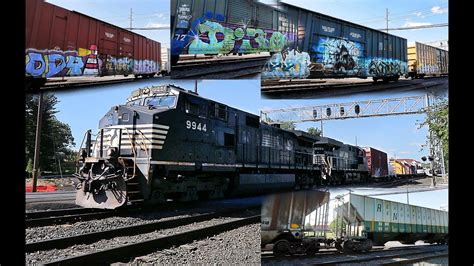 Norfolk Southern D9 44CW ES 44AC Manifest Train Hershey