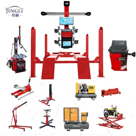 Full Set Car Workshop Repair Tyre Changer Wheel Balancer 4 Post Car