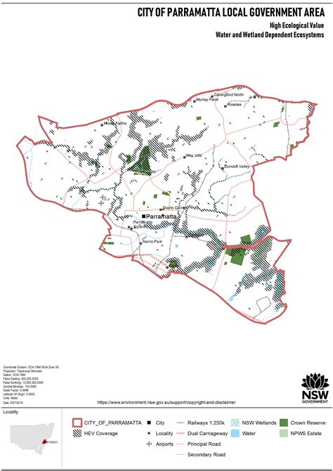 High Ecological Value Waterways And Water Dependent Ecosystems City