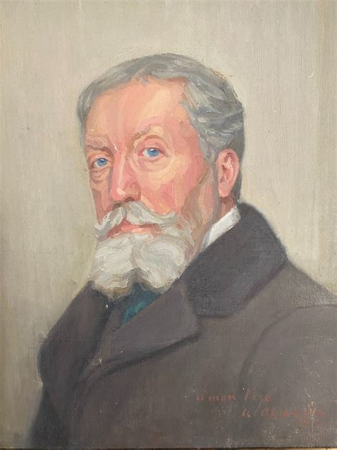 Proantic Portrait d Homme école XIXème Siècle