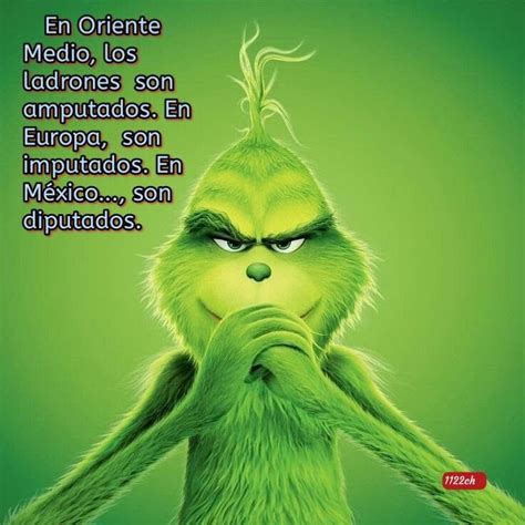 Pin De Alizzia Mtz En Chistes Chistes Geniales Frases Del Grinch