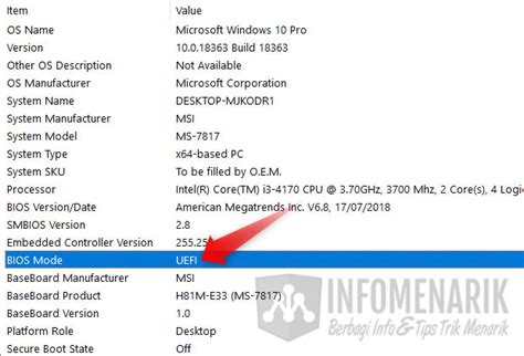 Cara Mudah Memeriksa Komputer Atau Laptop Menggunakan Firmware Bios