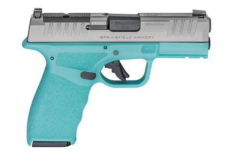 Shop Springfield Hellcat Pro Osp 9mm Optic Ready Pistol With Robins Egg Blue Frame For Sale