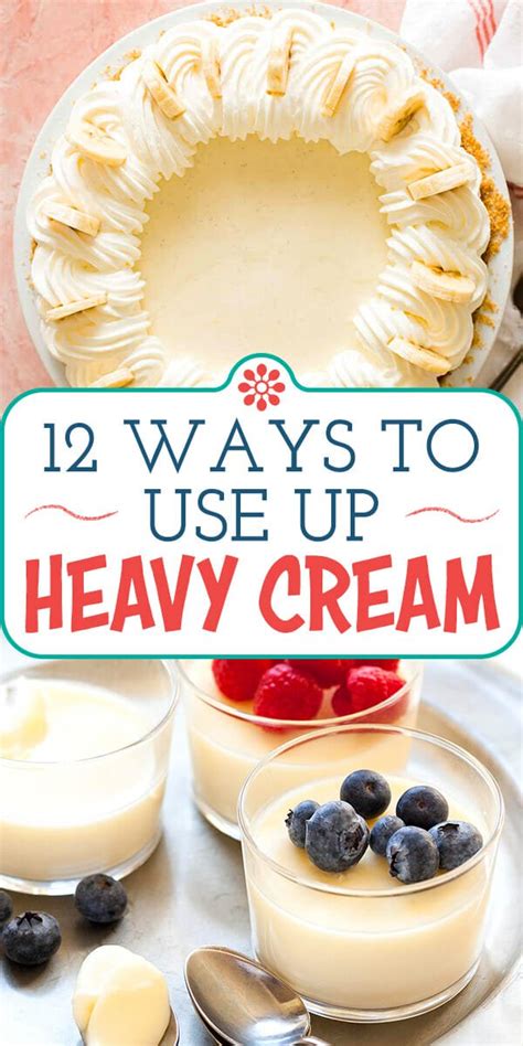 Put Leftover Heavy Cream To Use In These 25 Sweet And Savory Recipes Recipes Using Whipping