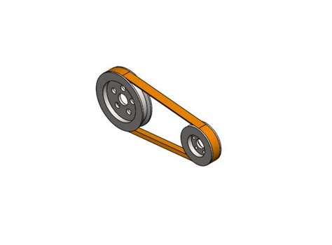 Pulley And Belt SolidWorks 2016 Model Thousands Of Free CAD Blocks