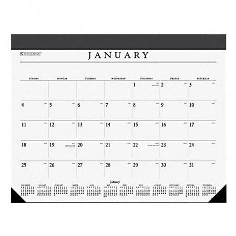 Blotter Type Desk Calendar - Maiga Almeria