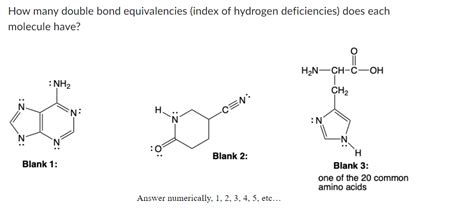 Solved How Many Double Bond Equivalencies Index Of Hyd