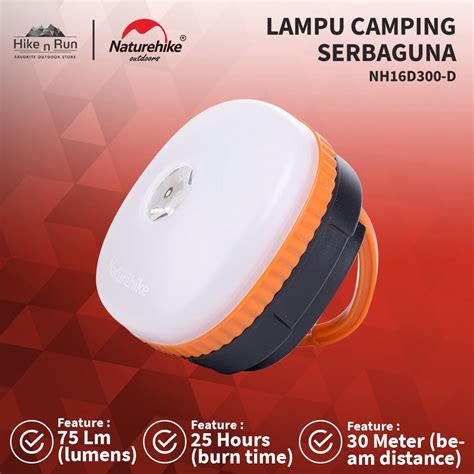 Jual Naturehike Nh16d300 D Lampu Tenda Cahaya Terang Shopee Indonesia