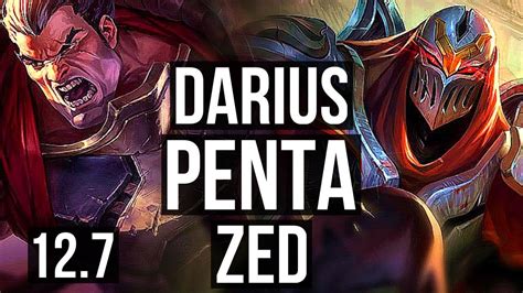 DARIUS Vs ZED TOP Penta Legendary 500 Games BR Master 12 7